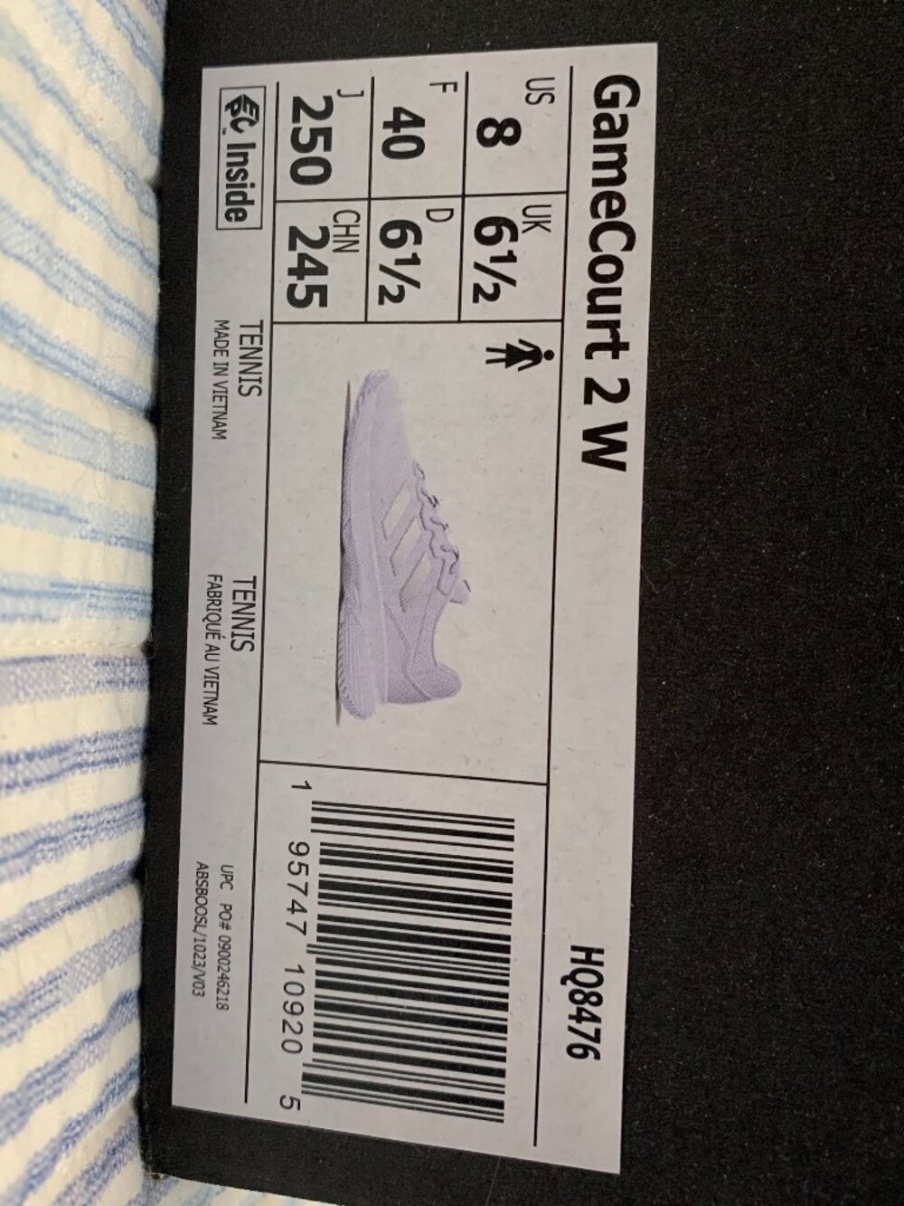 Adidas Tennis/Pickleball Shoe